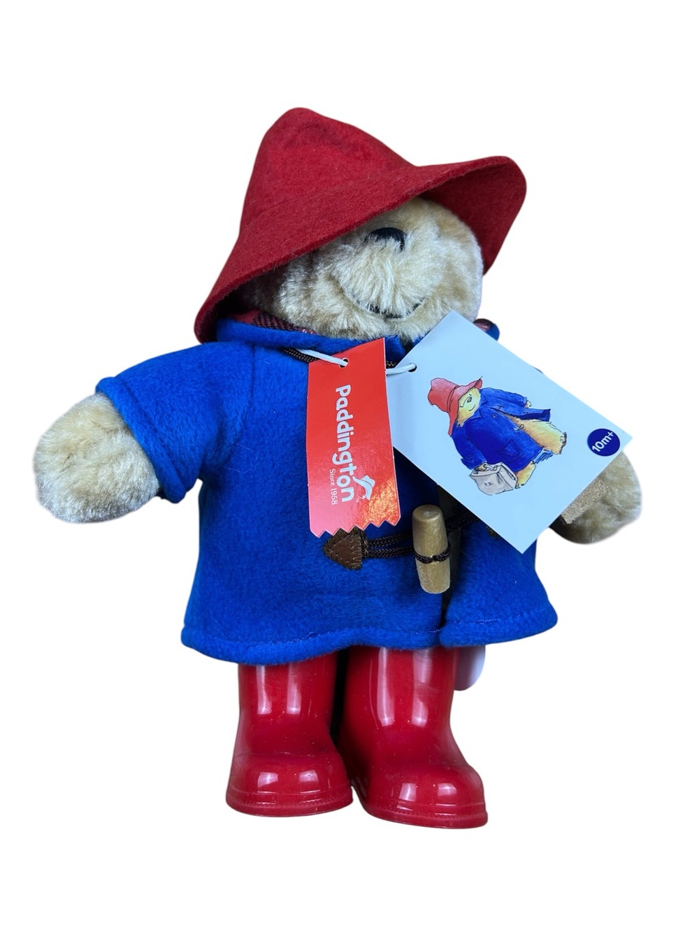 Classic Paddington Bear with Rubber Boots Wellies 10” Rainbow Designs NEW